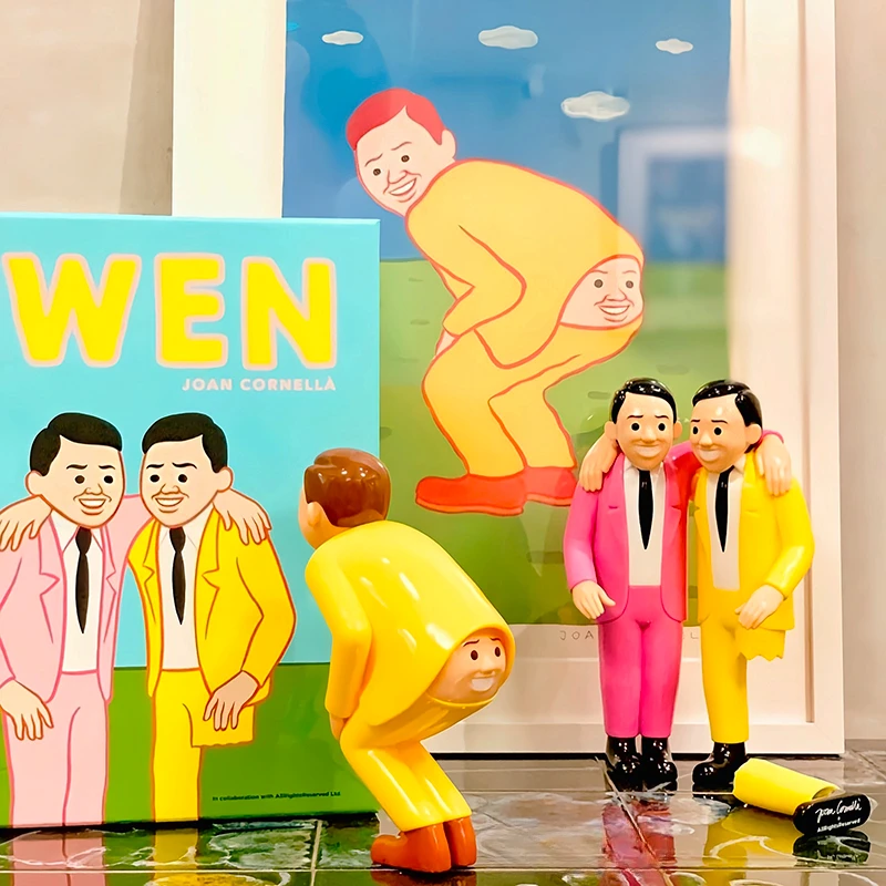 Joan Cornella Spoofs Hand-made Office Toys, Co-branded Desktop