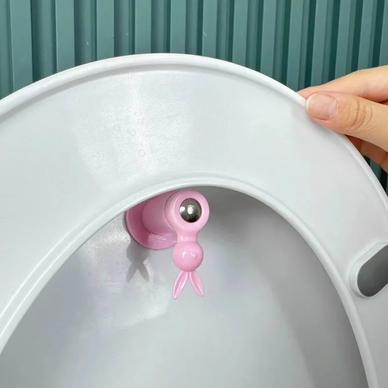 Toilet Lid Holder Anti-Fall Hook Toilet  Ring Stand Fixing Device Stable Not Falling down Clamp Bule Household Cleaning...