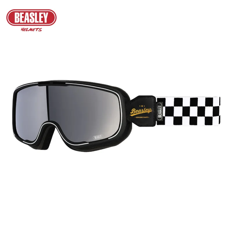 BEASLEY Retro Helmet Motorcycle Goggles Four Seasons for Harley Goggles Motorcycle Riding Wind-proof Glasses