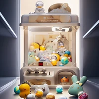 Big Size DIY Doll Claw Machine Kids Coin Operated Play Game Mini Claw Catch Toy Crane Machines Music Doll Children Xmas Gift Toy 2