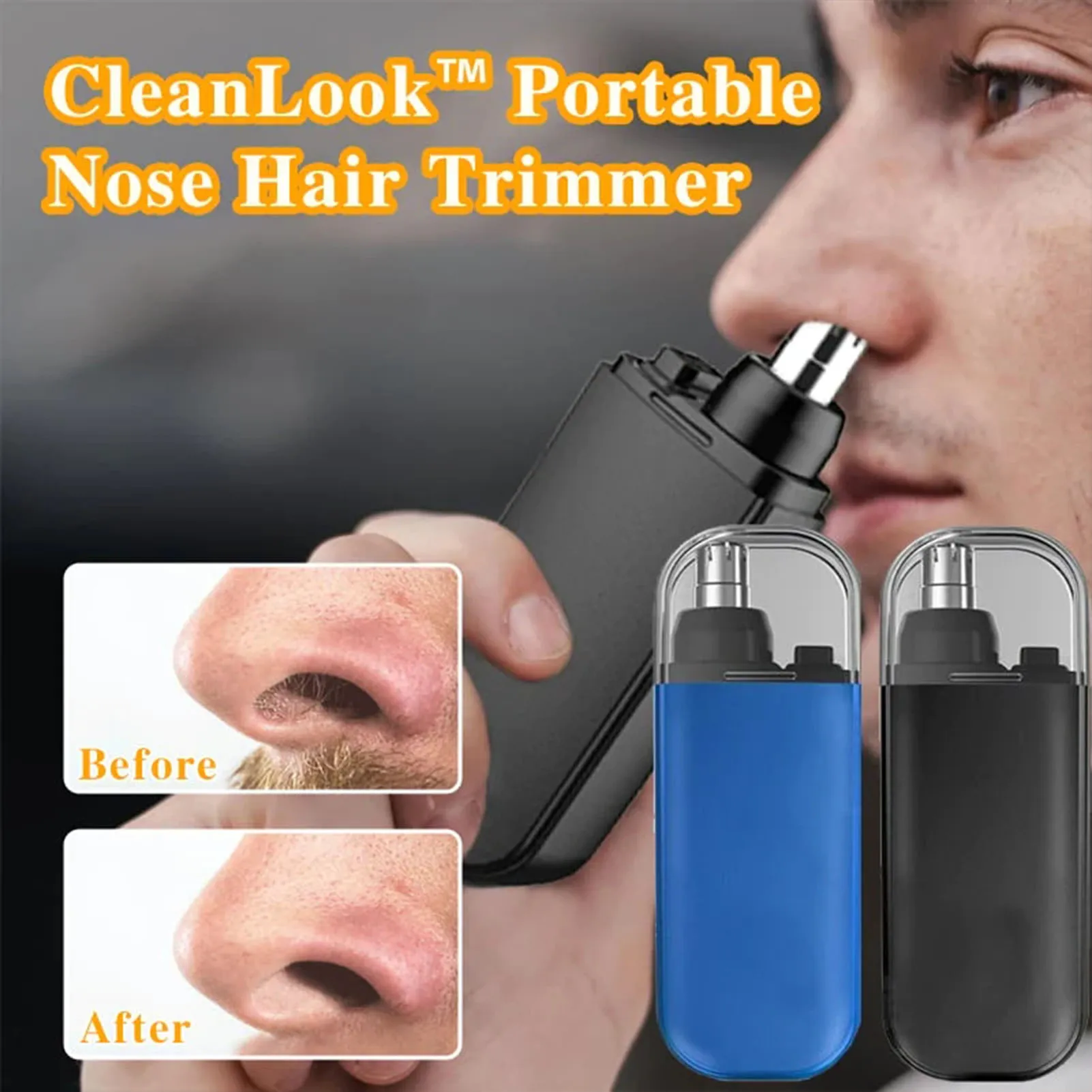 Electric Nose Hair Trimmer Washable Rechargeable Nose and Ear Hairs Trimmer for Universal Hair Shaving Tool 2