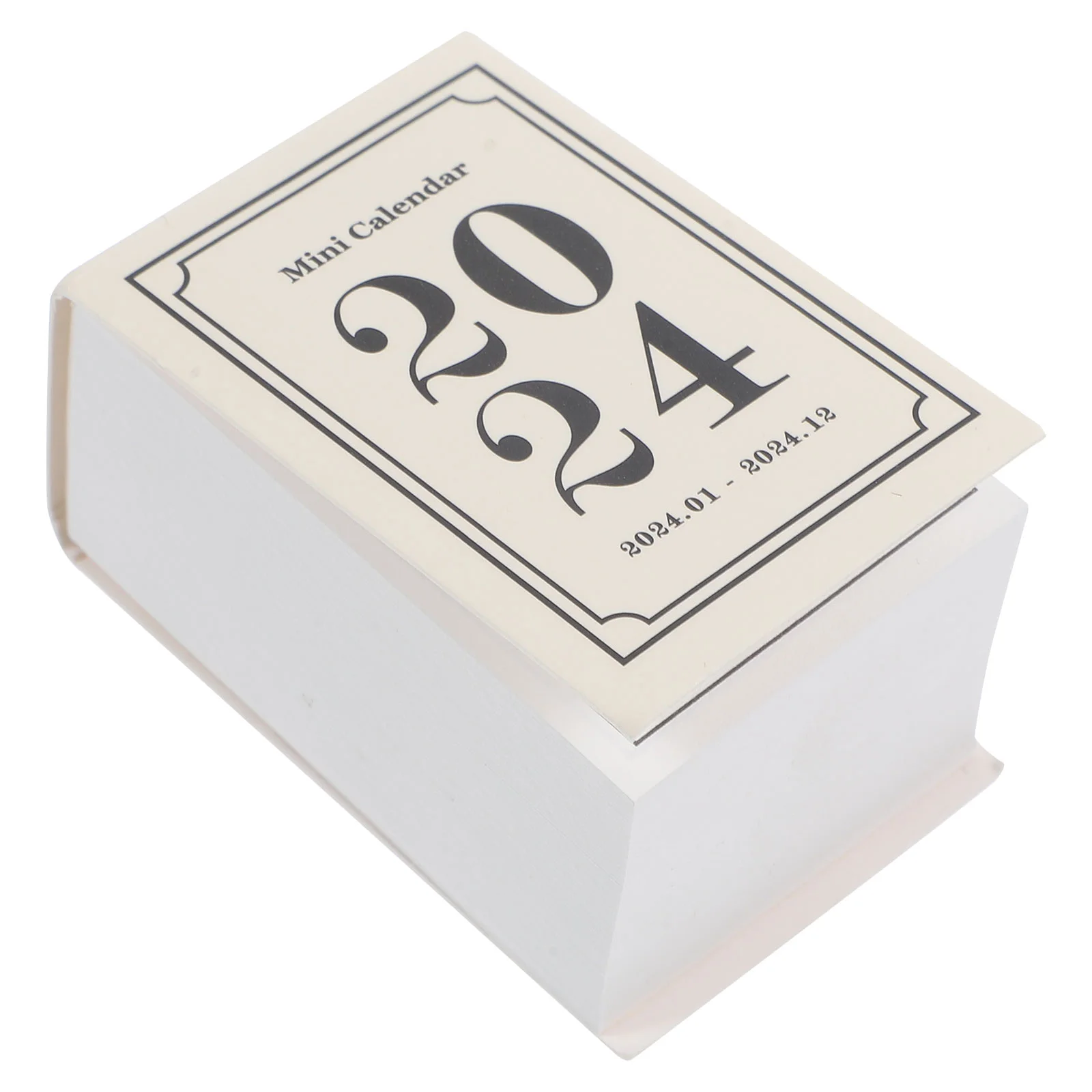 Mini Desk Calendar Daily Tabletop Tearable Clear Printing Schedule Planning Delicate