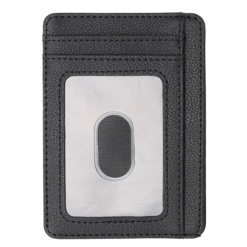 RFID Blocking Super Thin Leather Card Holder Wallet