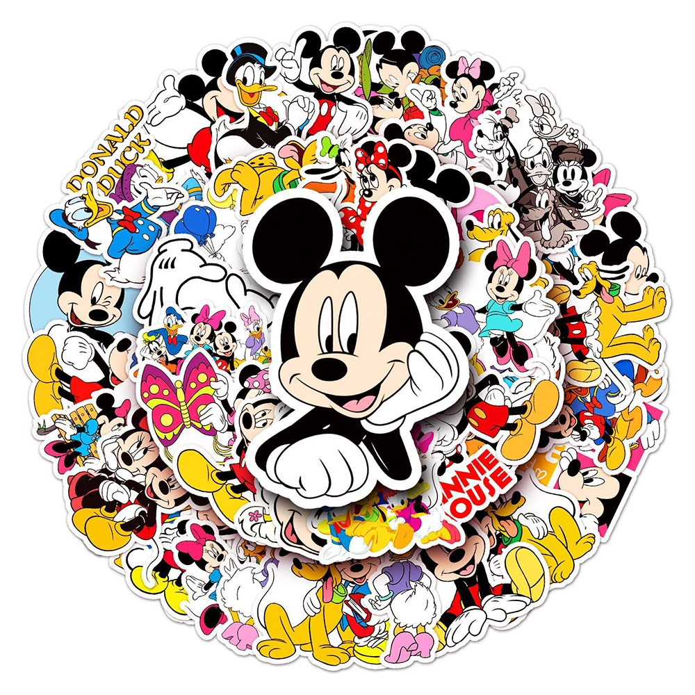 Minnie Mouse Cartoon - Sticker Decal - Decorative Sticker - Scrapebooks,  Cars, Windows, Laptops, Waterbottles