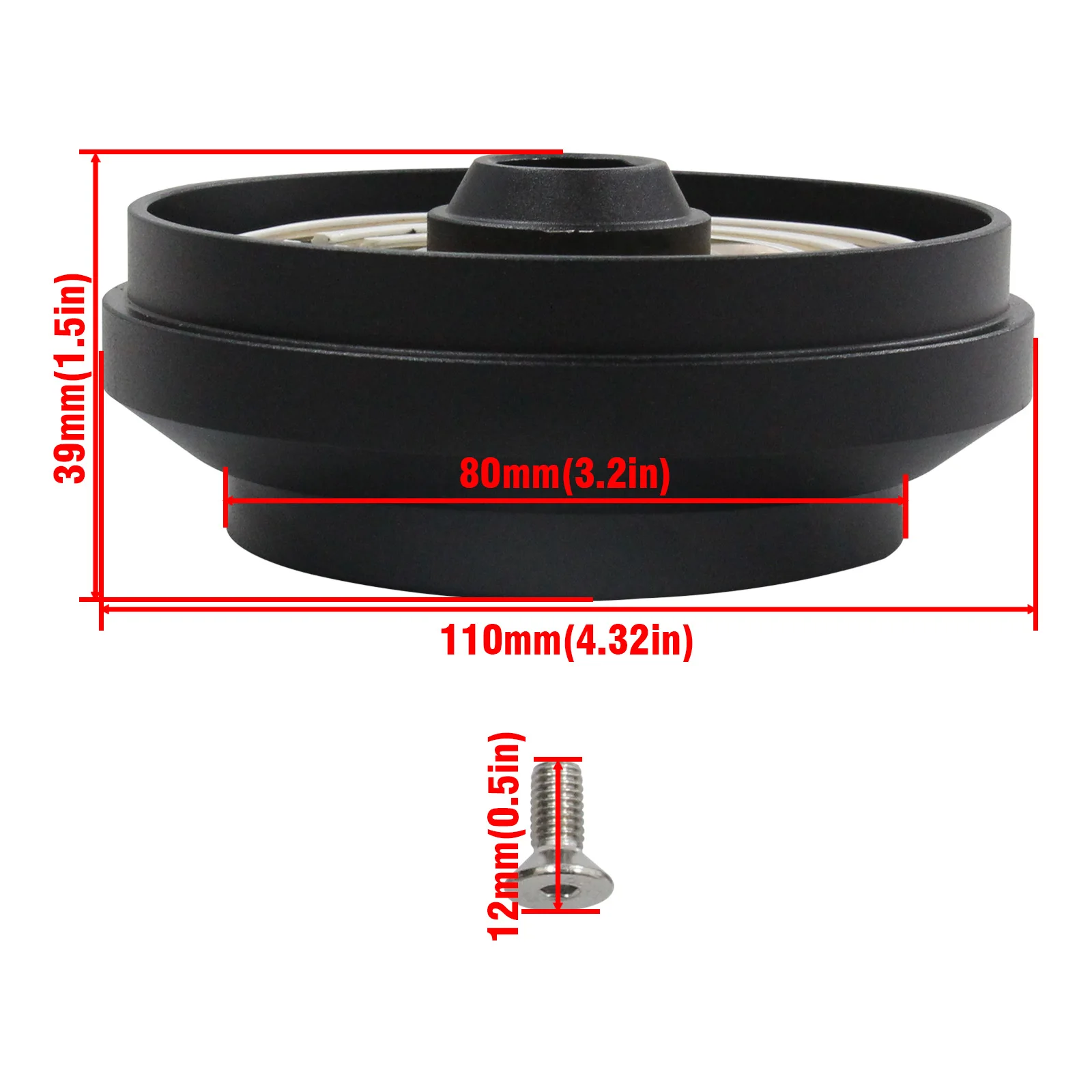 알루미늄 레이싱 스티어링 휠 짧은 허브 키트 어댑터 보스 키트, 포드 머스탱 79-04 K174H YX03765