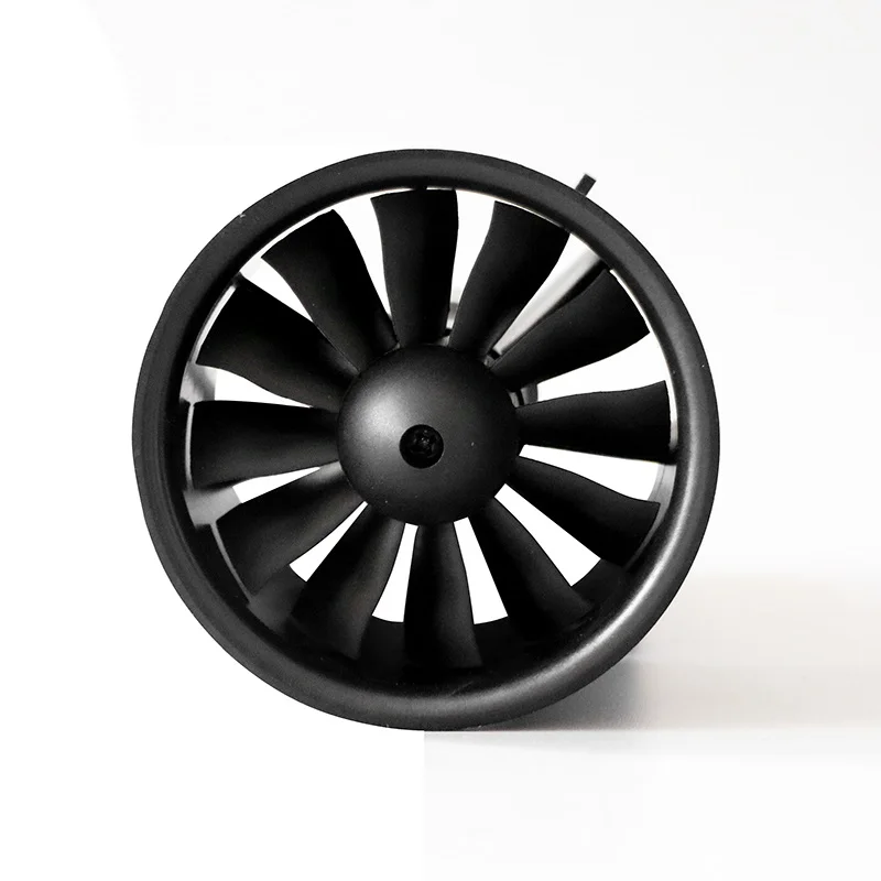 Moteur EDF 64mm 12 lames 4S 3200KV ou 6S 2300KV pour avion RC à réaction, avec câbles
