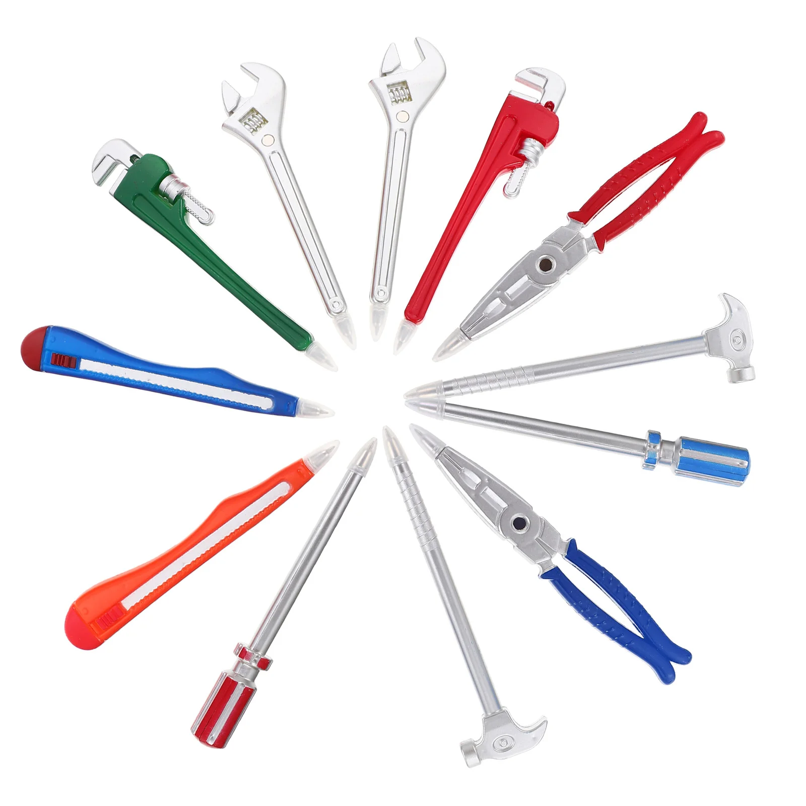 

12 Pcs Hardware Tool Pen Household Fun Adorable Writing Personality Convenient Cool Portable Accessory Plastic