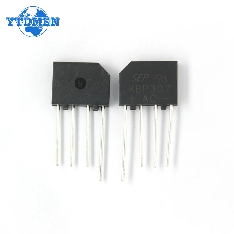 10PCS Rectifier Diodes KBP307 Ridge Rectifier KBP 307 Power Diode 3A 1000V Electronica Componentes