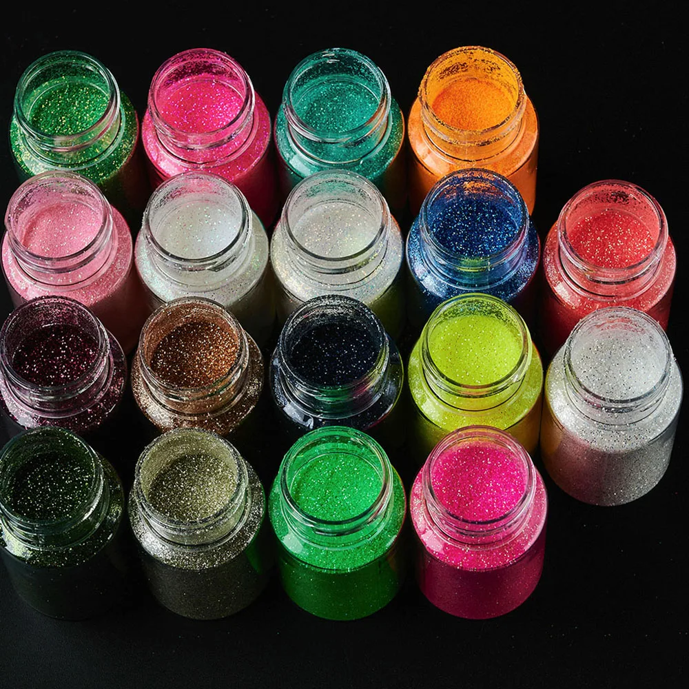 1oz Nail Powder Glitter Pigment Ultra-thin Shimmer Sugar Pink Blue Symphony Fairy Sparkly Colorful