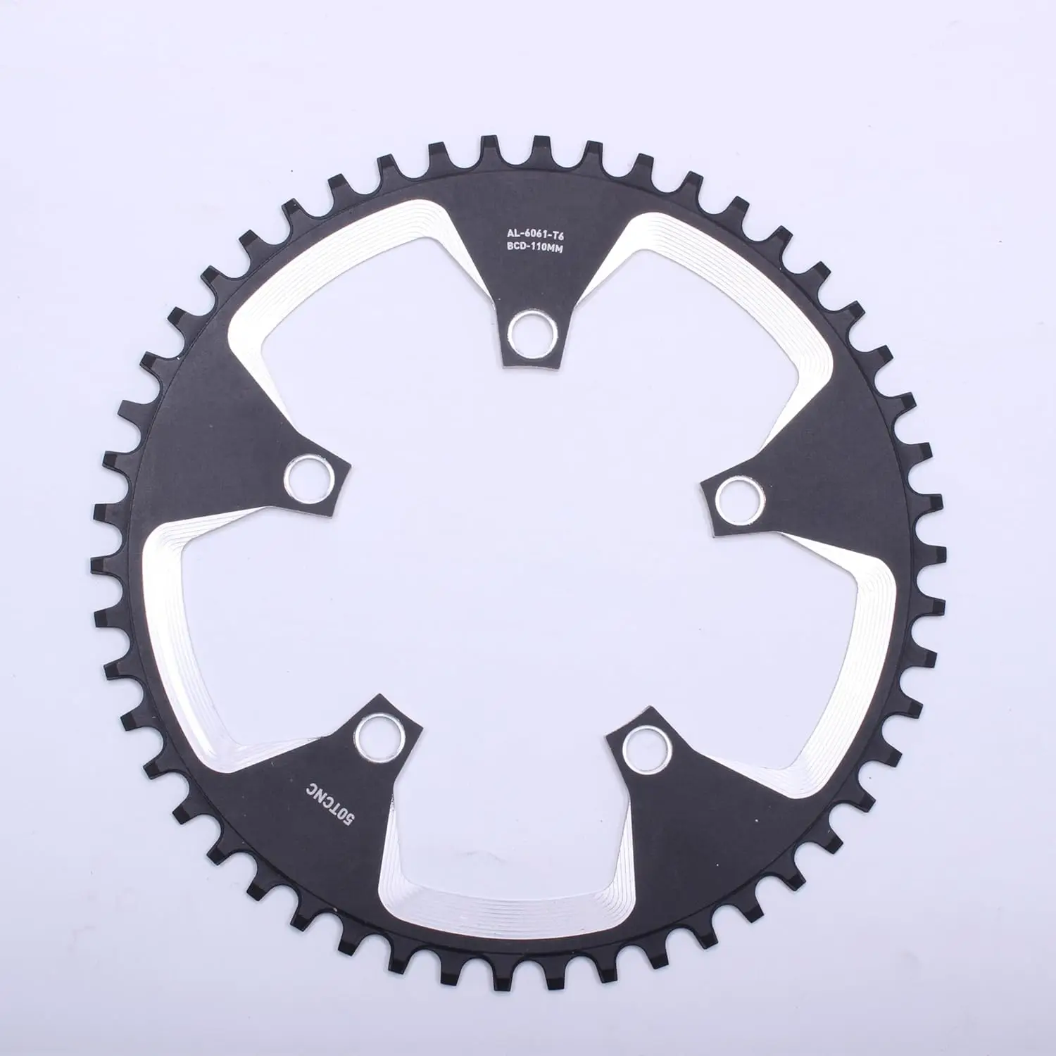 

Prowheel 52T/54T/56T/58T/60T 110MM/130MM BCD Aluminum CNC Bike Chainring for MTB,E-Bike,Road Bike,City Bike,Folding Bike