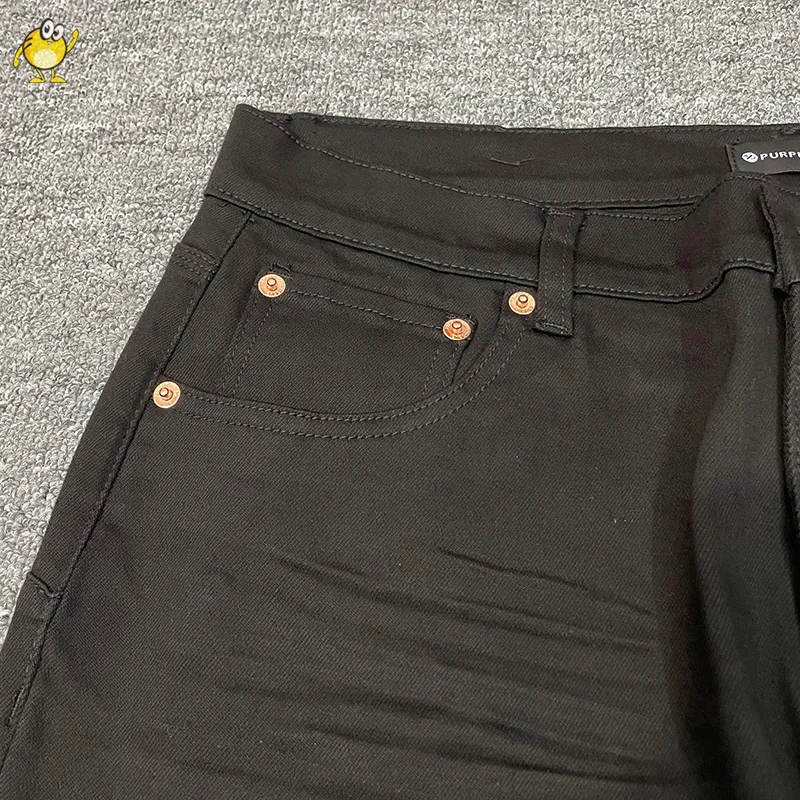 Best Quality Vintage Washed Black Jeans Pants Men Woman Casual Hip Hop High Street Autumn Trousers Fashion Simple 4