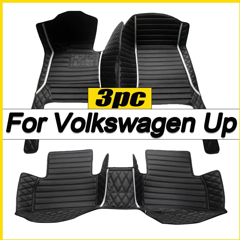 Tappetino Auto Per Vw Volkswagen Up 2012 ~ 2019 Impermeabile Tapete Automotivo Para Carro Tappetini Auto Accessori Voiture Accessori Auto