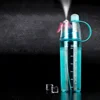 Newest Sports Spray Cup Plastic Cool Summer Sport Bottle Portable Climbing Outdoor Bike Shaker Water Bottles 4