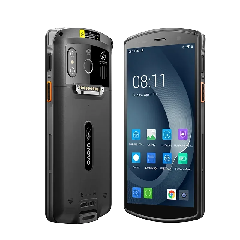 유로보 DT50S 안드로이드 13 모바일 컴퓨터 휴대용 러기드 PDA 탈착식 배터리 바코드 스캐너 PDA