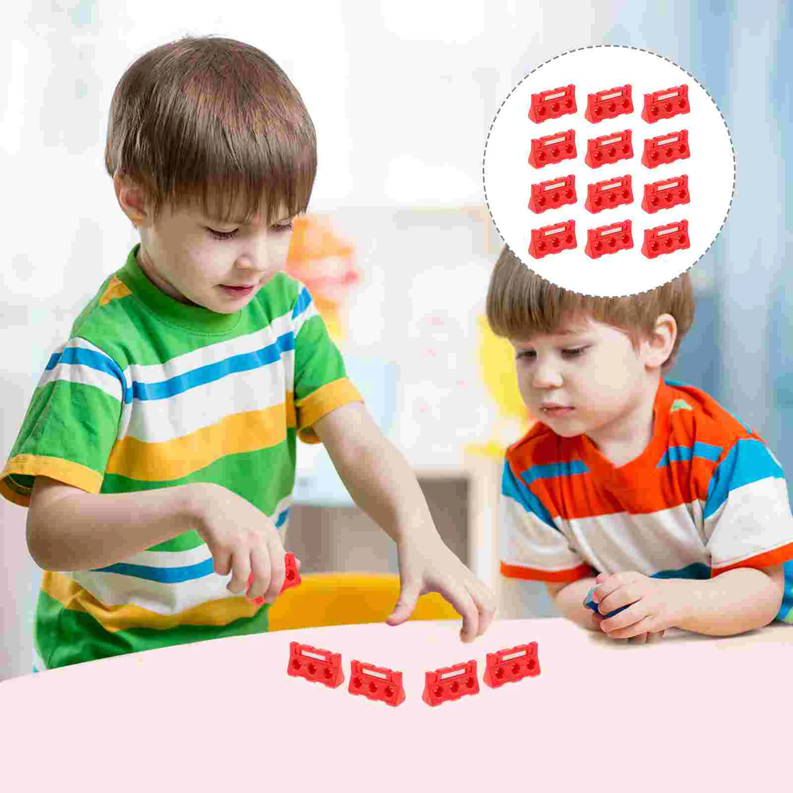 

24 Pcs Traffic Road Sign Barricade Childrens Toys Simulation Miniature Roadblock Kids Abs Educational