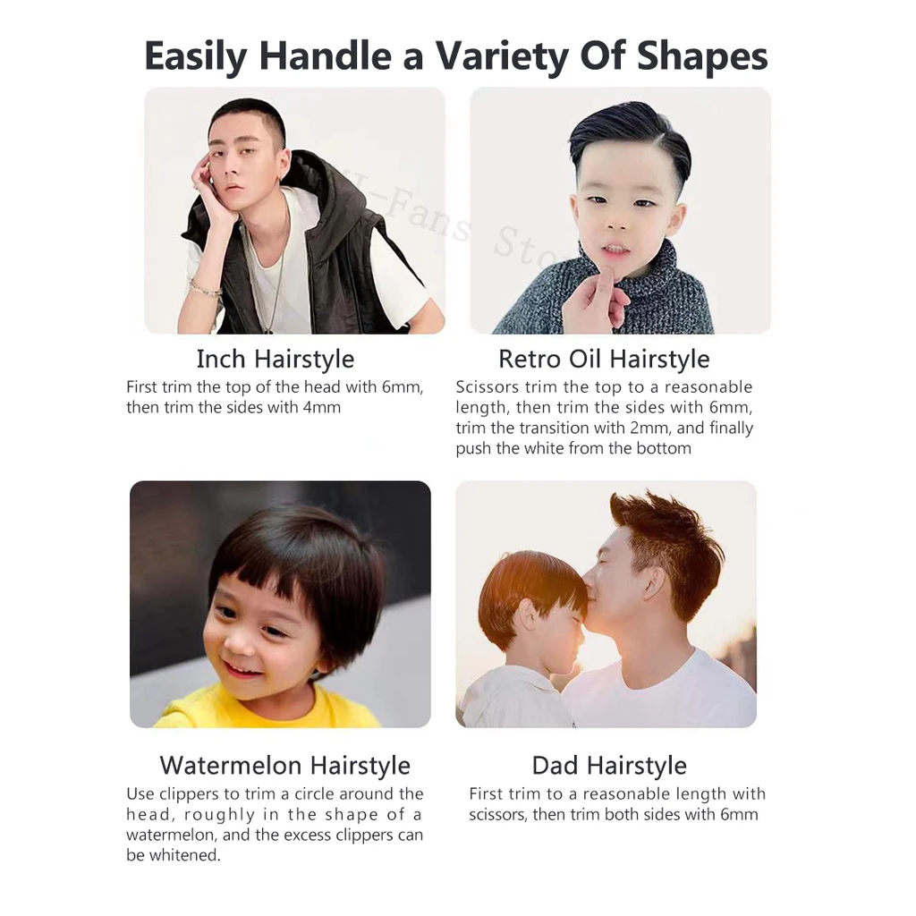 Xiaomi Huanxing Ec101 Multifunctional Mini Electric Hair Clipper description image 6