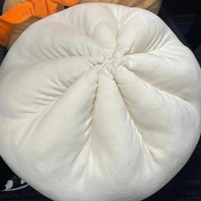 Steamed Stuffed Bun Throwing Pillow Food Plushie Soft Sofa Headrest for Women Pillow Cushion Home Decor Kids Toy Birthday Gift