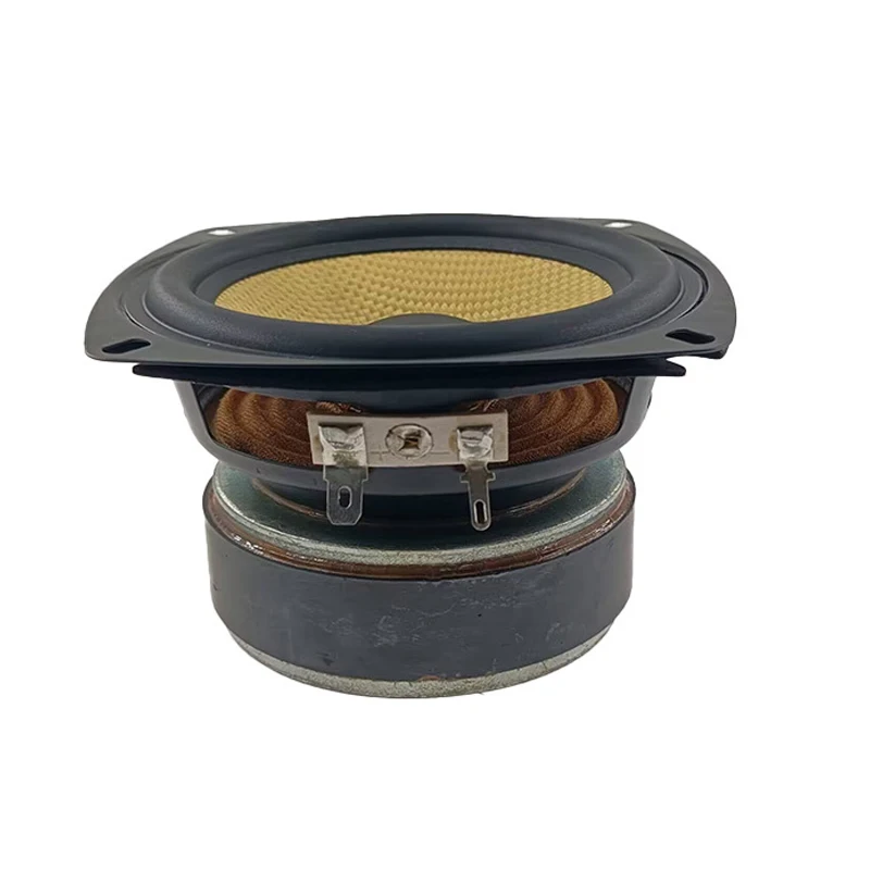 1pcs 4 Inch Mid Bass Speaker 4 Ohm 40W Fiberglass Basin Full Range Bookshelf Car Mounted  Audio Loudspeaker For Home Theater 3