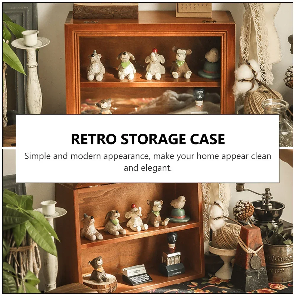 

Case Shelves Wall Kitchen Box Boxes Cup Countertop Holder Wood Bread Wooden Shadow Storage Organizer Display Mug Cabinet Rack