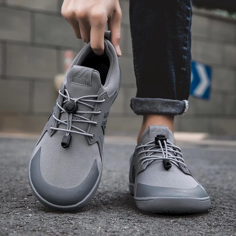 Flat base men's and women's wide toe box men's minimalist barefoot shoes with a scattered sole cross suitable for women's shoes 5