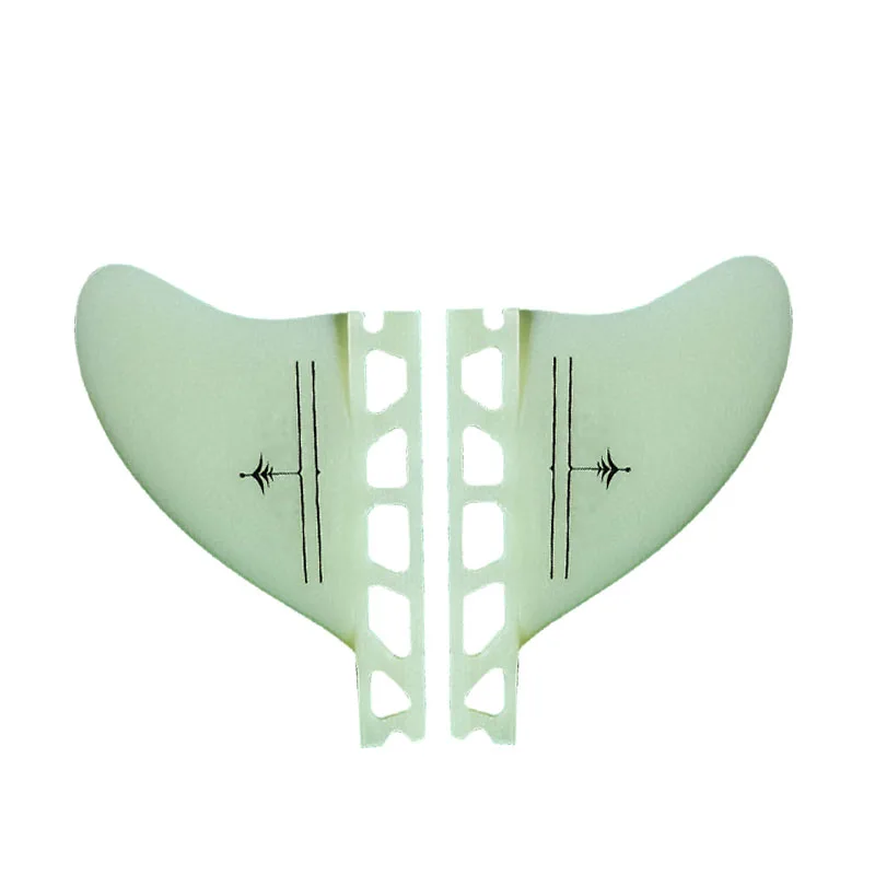 2.75-Inch Surfboard Tail Fin Natural Color Fiberglass Salt-Resistant High Flexibility Small/Medium Wave Compatible