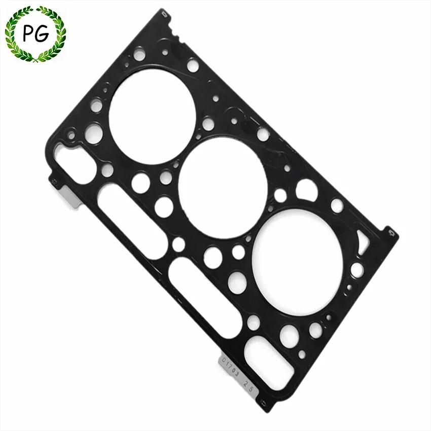 Cylinder Head Gasket 16487-03310 1G750-03312 Fit For Kubota D1703 Engine