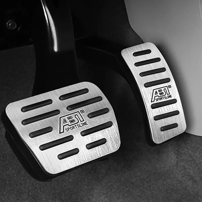 Stainless Steel Car Accelerator Brake Foot Rest Pedal Cover for Volkswagen VW GOLF 7 MK7 Seat Ibiza Ateca Audi A1 Skoda Fabia