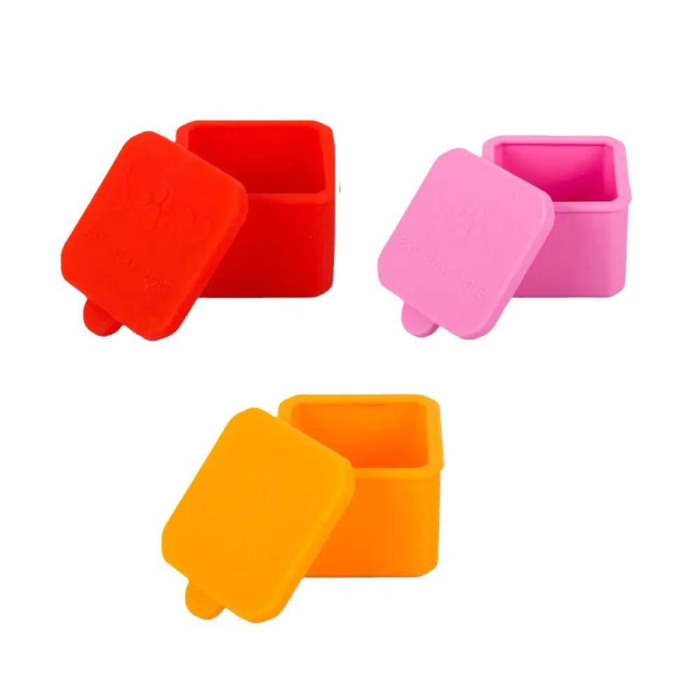 Colorful Reusable Silicone Snack Containers - Assorted Sizes & Colors