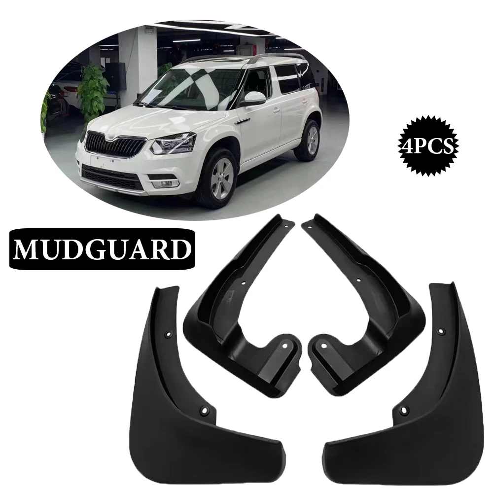 

High quality Mudflaps FOR Skoda Yeti 2016-2021 Mudguard Fenders Mud Flap Guard Splash Fender Mudguards accessories auto styline
