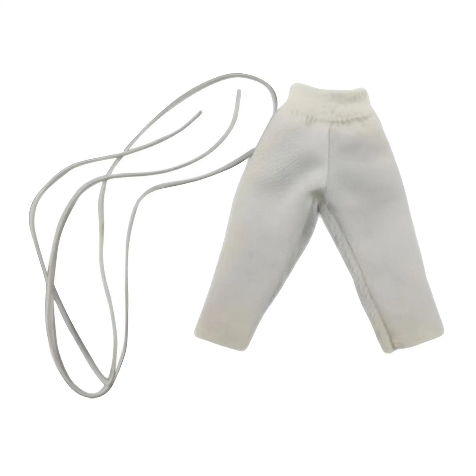 1:18 Scale Men's Lounge Pants Mini Wide Leg Long Pant Athletic Male Figure Pants Costume for 3.75'' Action Figures Accessory