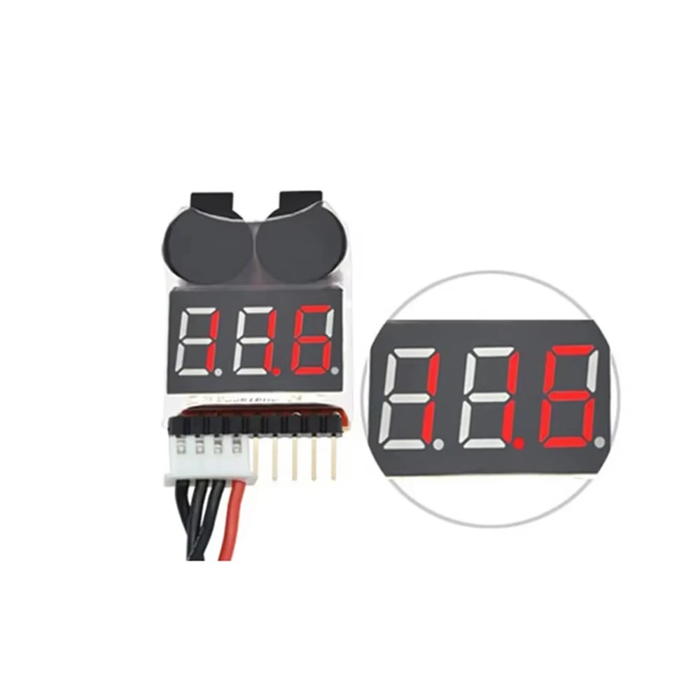 Lot de testeurs de tension RC BX100 1S-8S alignés, prêts à être utilisés pour batteries Lipo