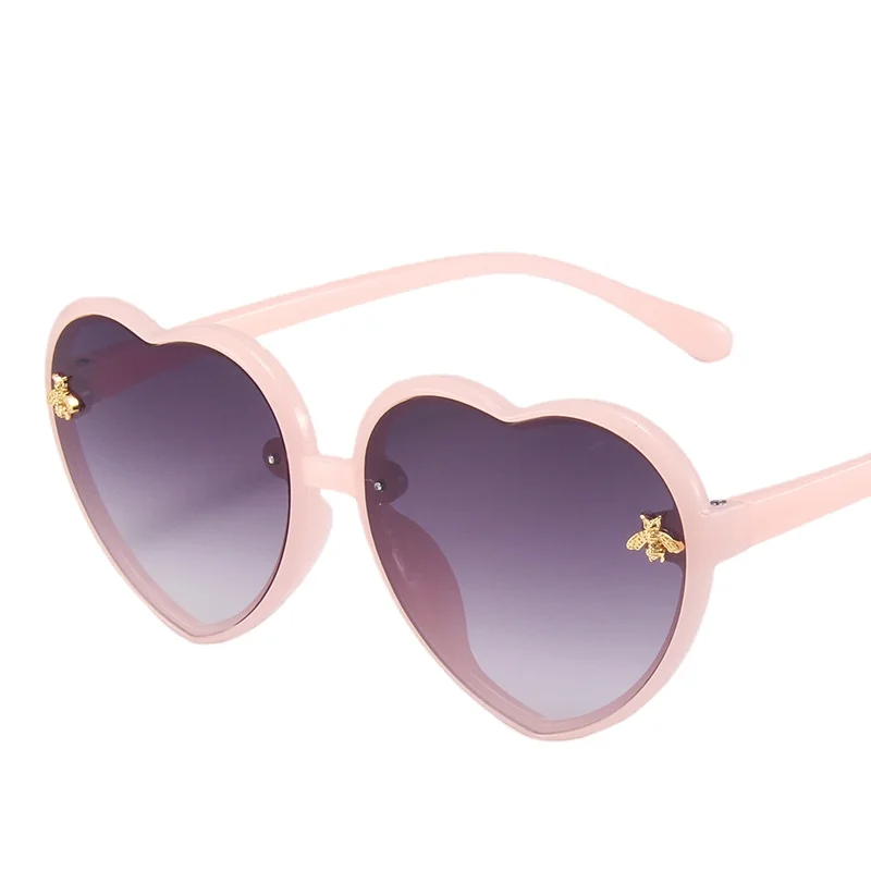 Children's Sunglasses Kids Transparent Colorful Bee Shaped Play Photo Eyewear