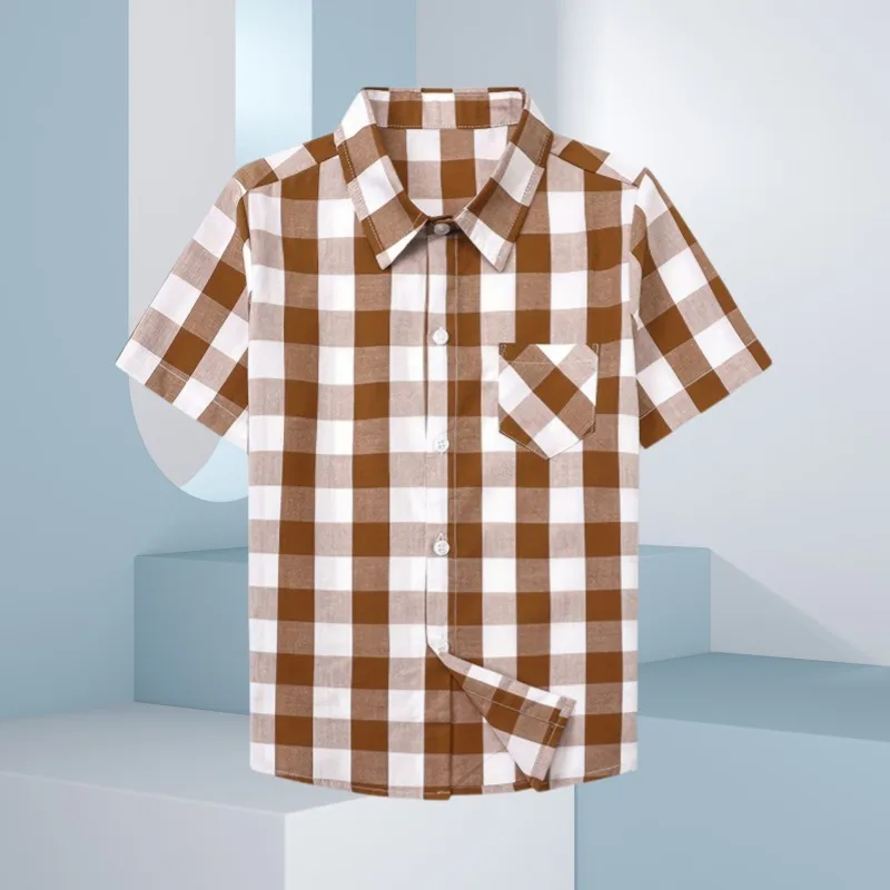 Children's Checked Shirt for Boys and Girls