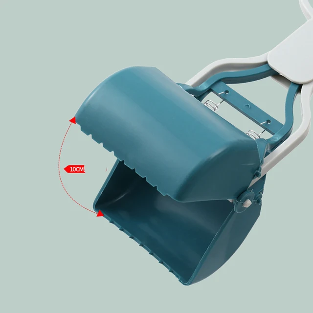 Long Handle Dog Poop Scooper Pet Poop Cleaning Scooper Durable Jaw Clamp Pooper Scooper for Dog Cat Pet  Poop Grabber Tool 6