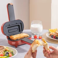 Breakfast Machine 1PC Saming Smelter Home Small Portable Toast Waffle Multifunction Nonstick Kitchen Appliance 2