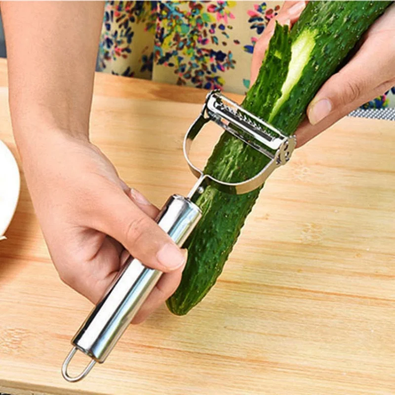 4in1 Peeler Multifunction Grater Julienne Peeler Vegetable Fruit Stainless Steel Shredder Kitchen Tool