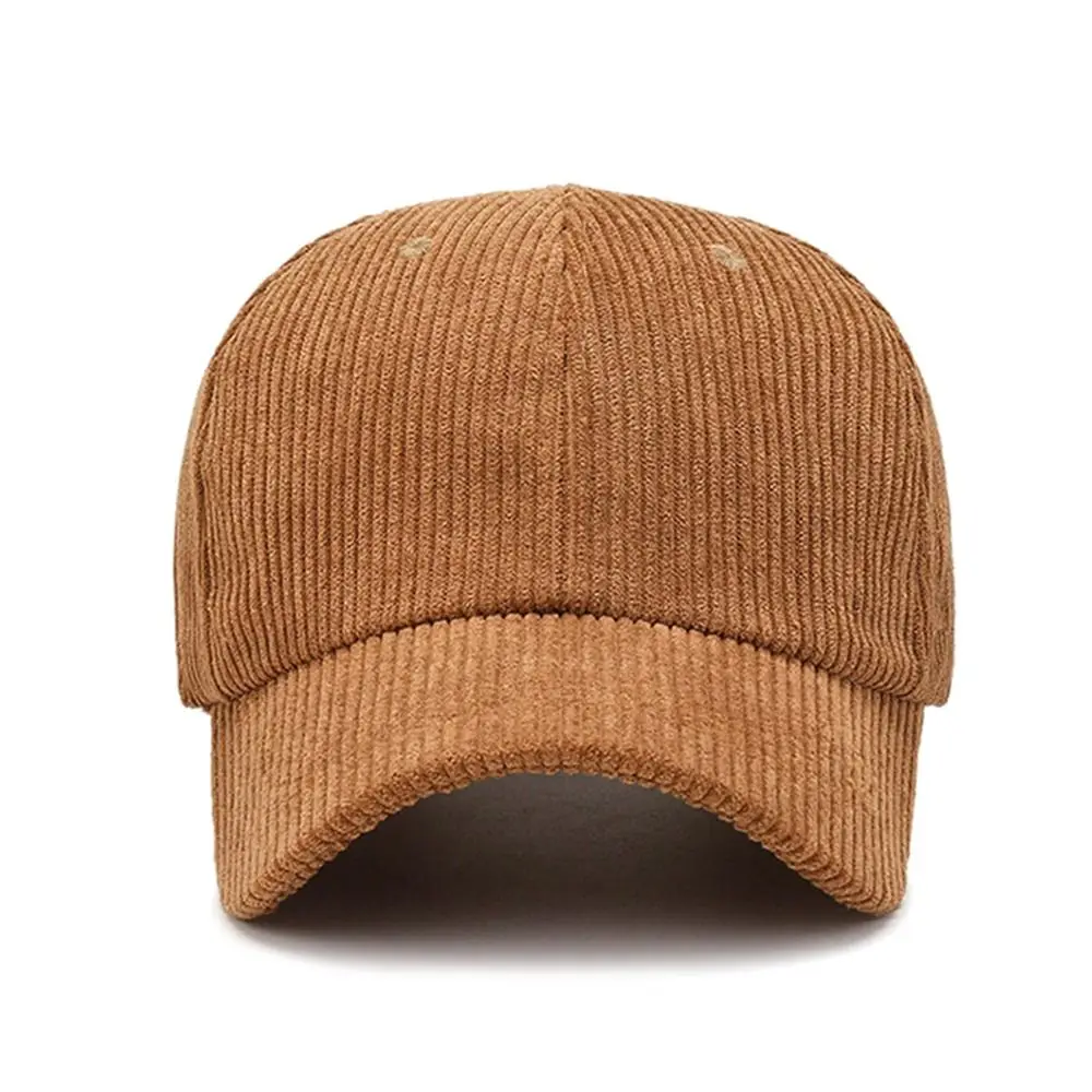 Outdoor Adjustable Hip Hop Spring Autumn Corduroy Baseball Cap Vintage Baseball Hat Women Men