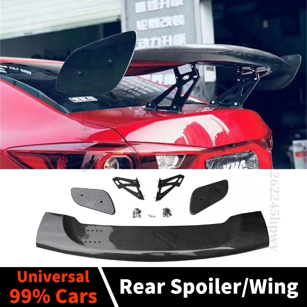 GT GTR Sport Spoiler Ala Posteriore Coda Deflettore Aria Universale Per Il 99% Berlina Auto come Honda BMW Toyota Mercedes Audi Tuning Styling