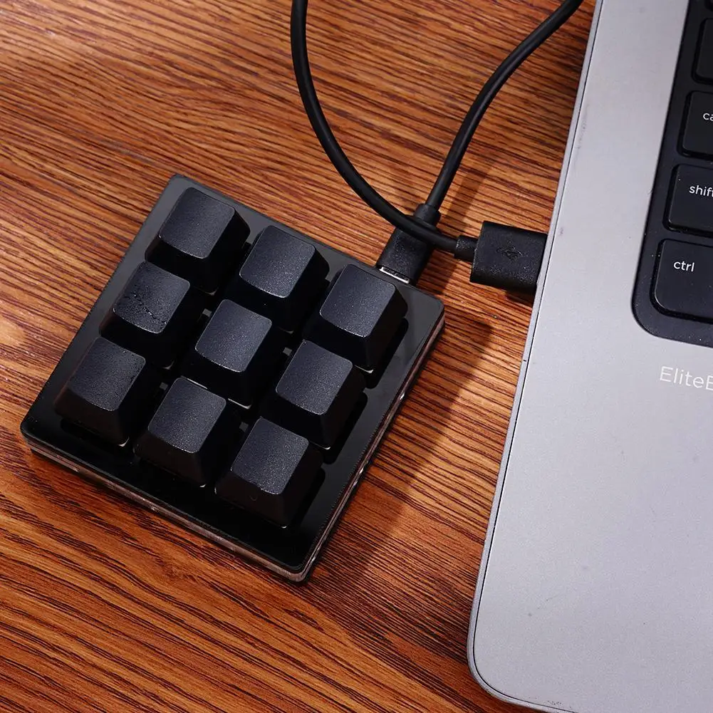 Mini Teclado Usb Personalizado Faça Você Mesmo Teclado Macro Programável Rgb Teclado Gamer Desenho Teclado Mecânico Chaves Chaves Chaves 12 Chaves - Imagem 5