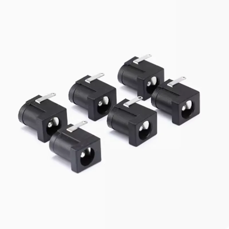 10 stücke DC-005 DC Power Jack Buchse Stecker DC005 5,5*2,1mm 5,5x2,1mm Rechtwinklig PCB Mount Terminal