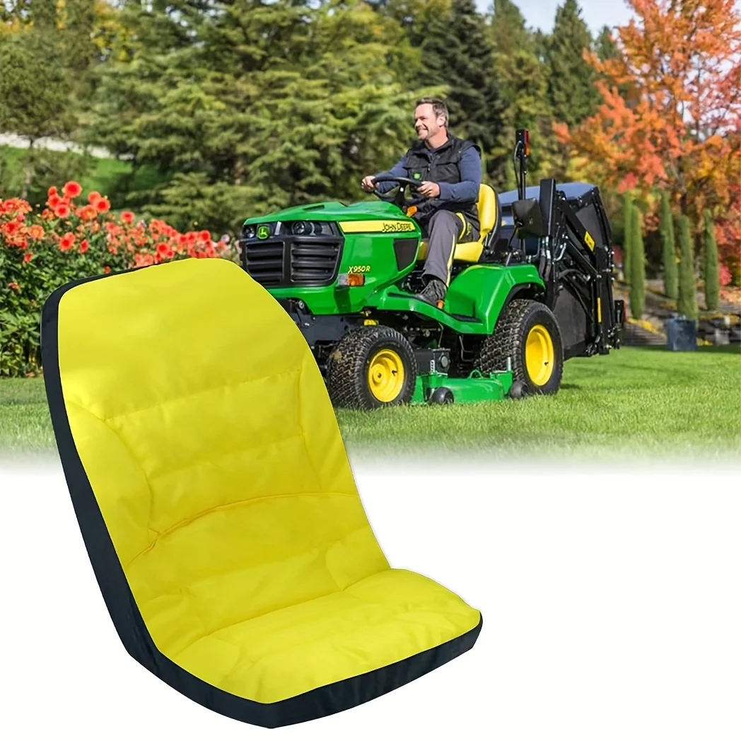 Gepolsterter Kompakt-Traktorsitzbezug, 300D Wasserdichter UV-Schutz für John Deere 1025R 2025R Rasenmäher