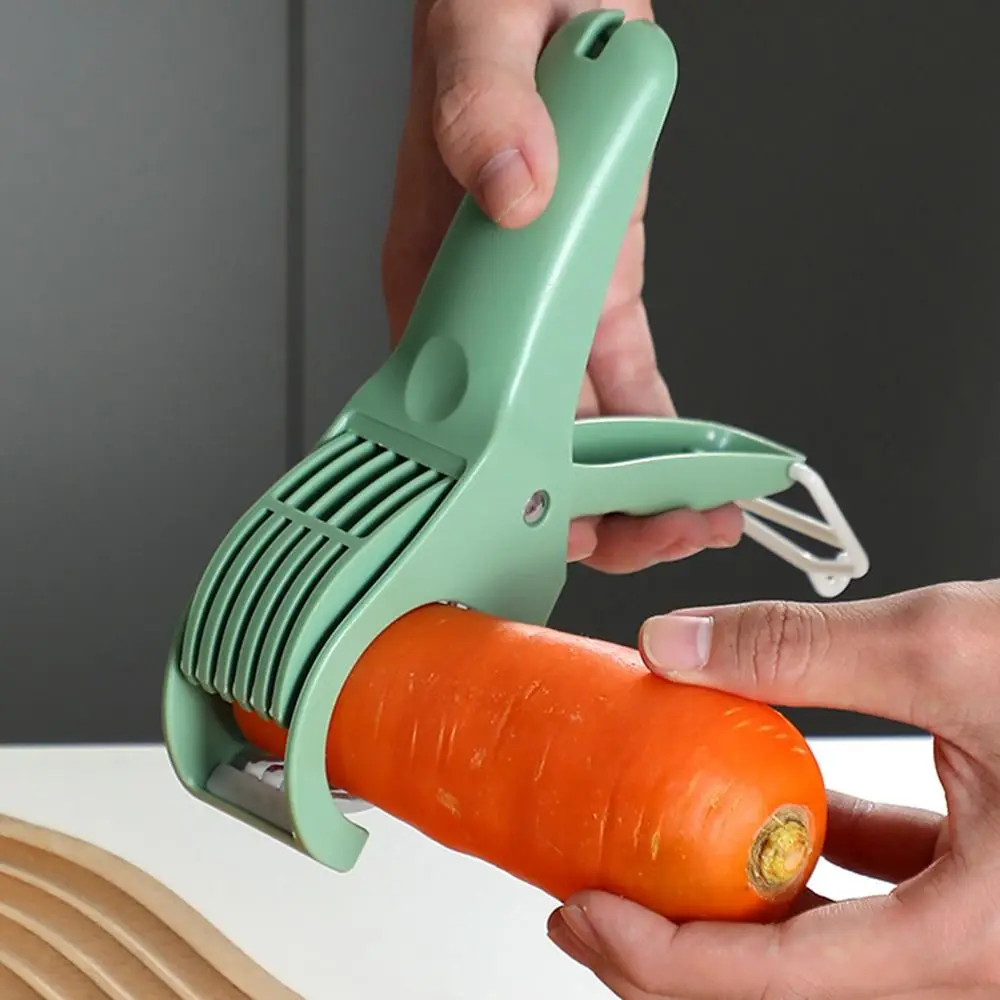 Stainless steel Manual Fruit Slicer Comfortable Grip Non-slip Handle Vegetable Chopper Rust-proof Easy To Use