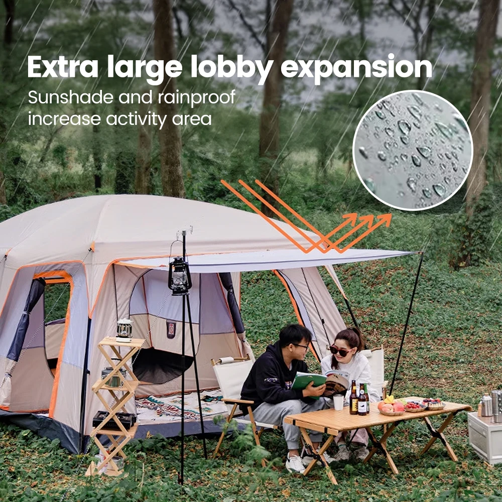 Sonuto Thickened Double Layer 2 Room Tent 2