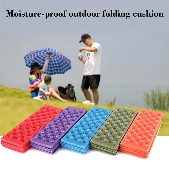 Coussin en mousse de camping Tapis portable extérieur Imperméable XPE Siège  pliant pour pique-nique Randonnée Sac à dos Aléatoire ColorCushion Matelas  