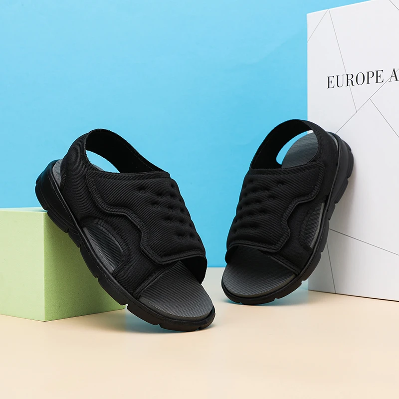 Baby Shoes Kids Shoes Children Sandals Kids Sandals Beach Shoes Summer Boys Sandals Kids Shoes Beach Mesh Sandalas Baby Soft Light Sandals Sports Shoes Girls Hollow Out Fashion Sneakers