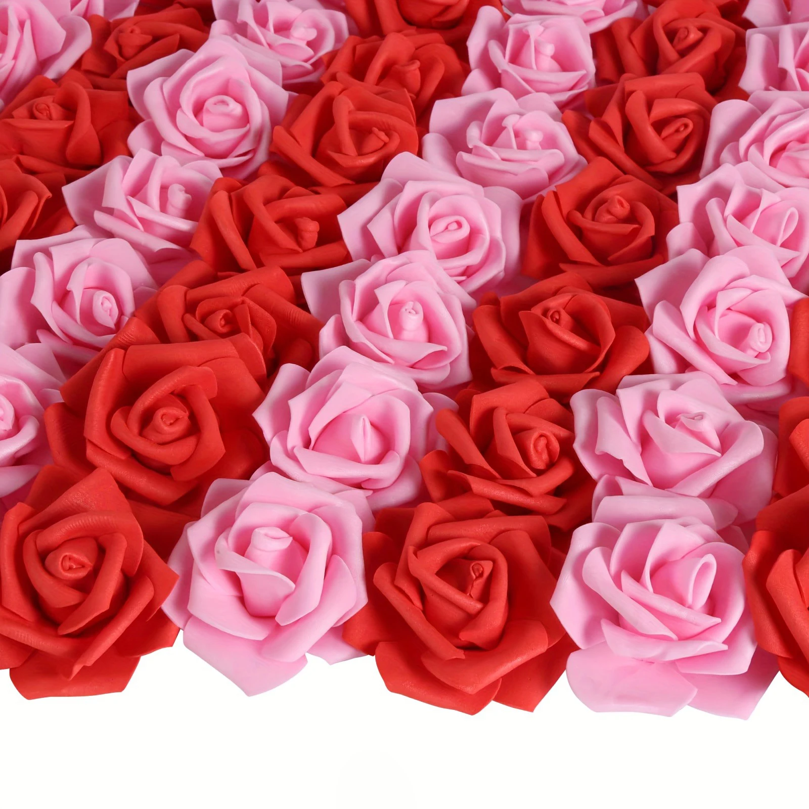 30 Stück Mix künstliche Blumen 7 cm gefälschte Blumen Weihnachtsbaum Dekoration für Heimdekoration Neujahr DIY Geschenke Ornamente Zubehör – Detail 8