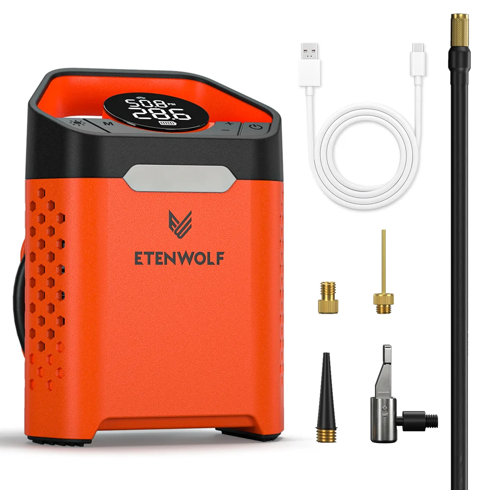 ETENWOLF V3 Portable Tire Inflator Pump 160 PSI Car Compressor thumbnail 2