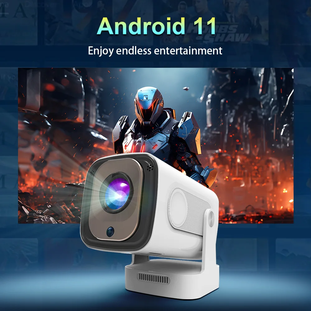 2026년형 H260 네이티브 1080P 프로젝터 4K 디코딩 고휘도 WiFi6 블루투스 안드로이드 스마트 미니 홈 야외 영화관