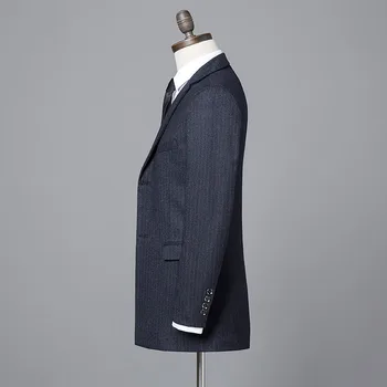 Mark Elon Jacket Suit Vest Pants 3 Piece Set Men's High End Good Quality Blazers Coat Trousers Waistcoat 4