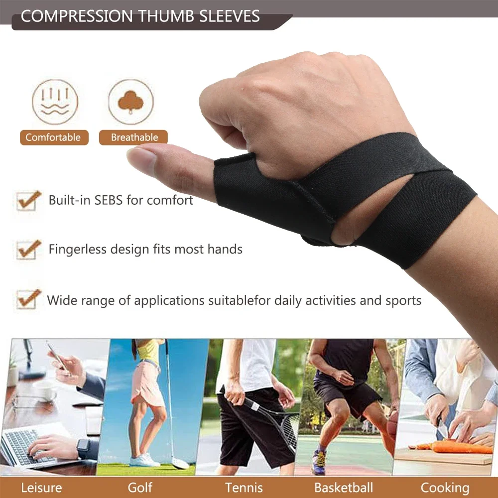 Wrist Support Brace 1Piece Wormwood with Thumb Loops For Both Hands